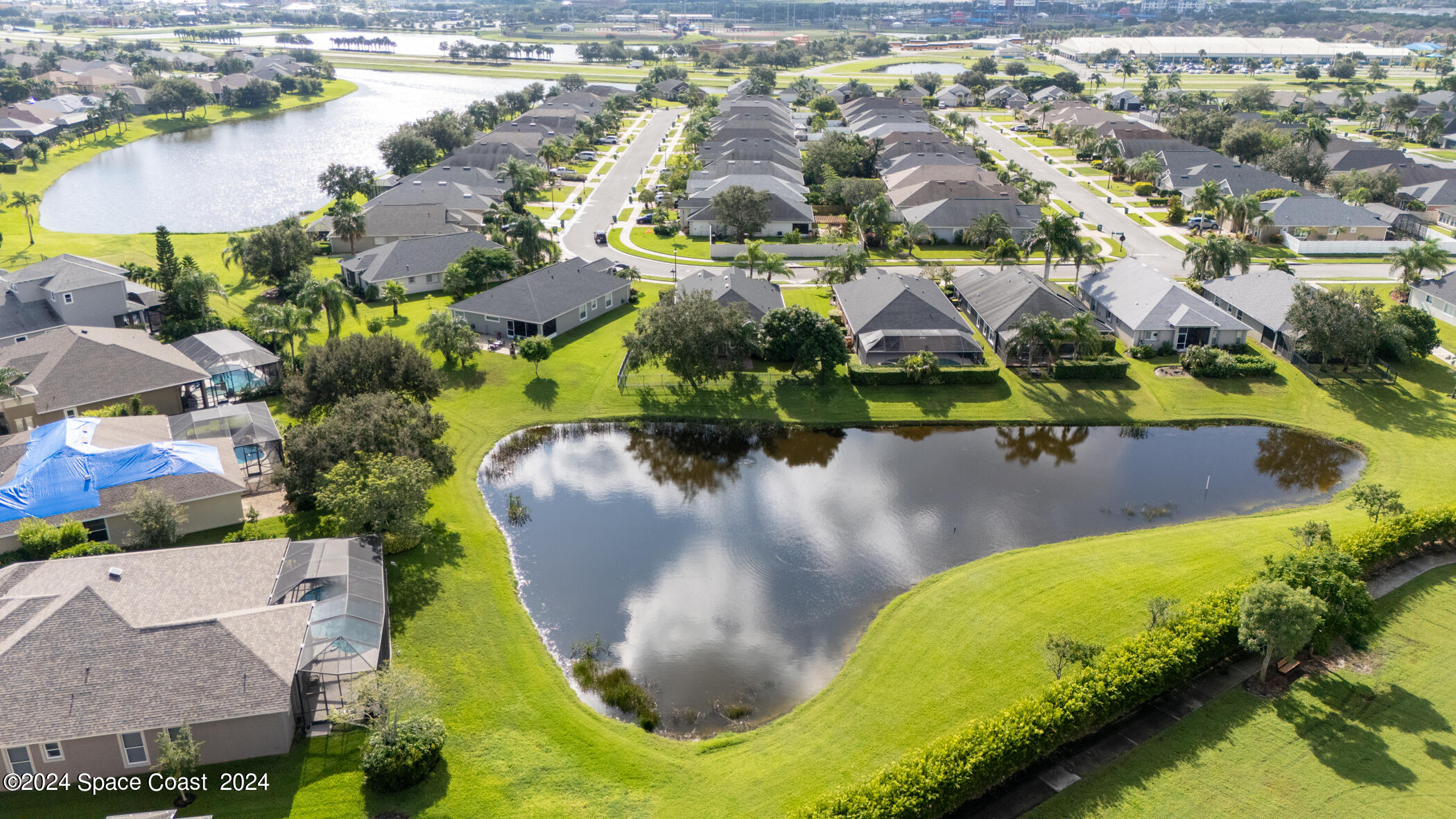 3412 Siderwheel Drive Rockledge, FL 32955 - Photo 10 of 39 an aerial view of residential houses with outdoor space