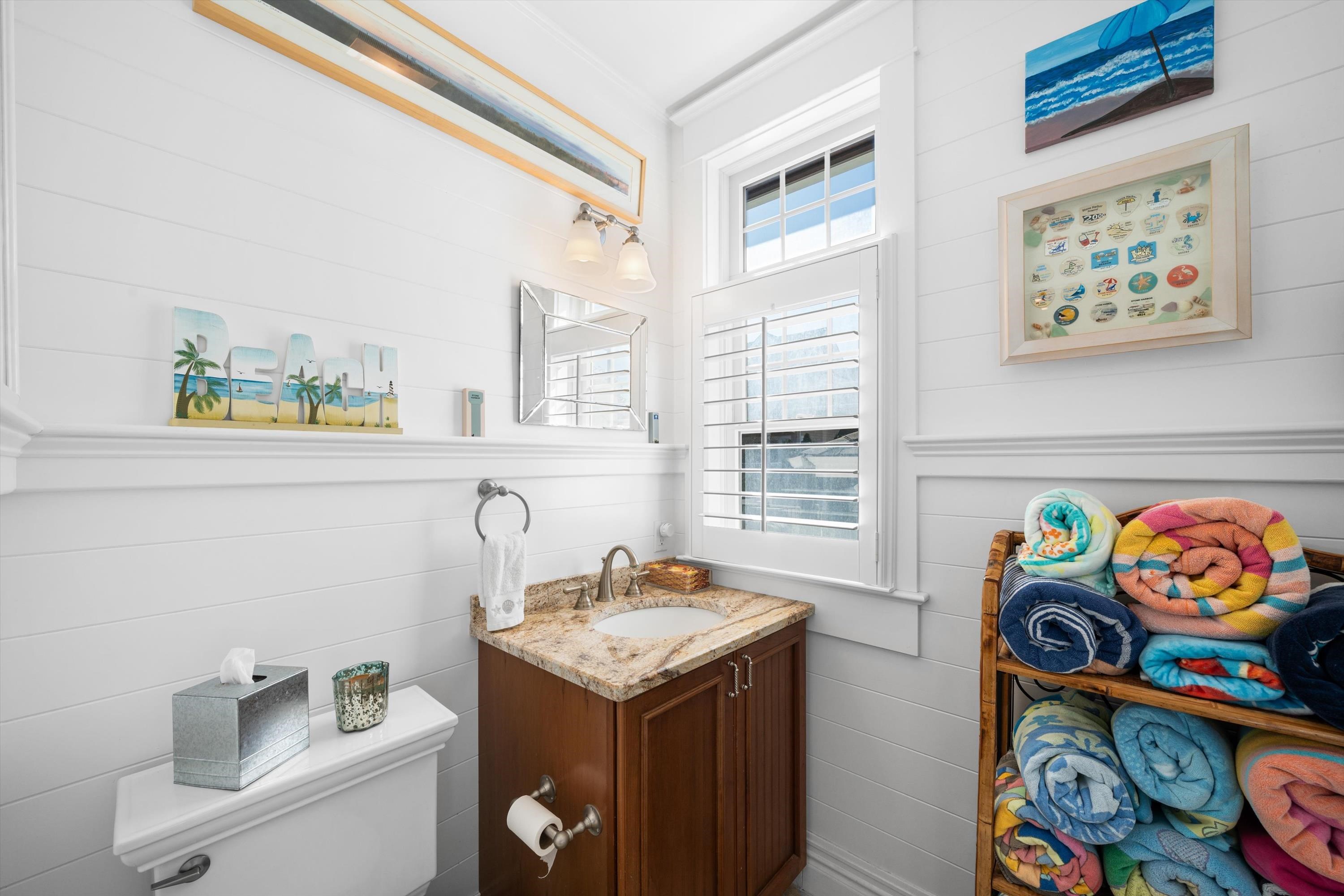 8600 2nd Stone Harbor, NJ 08247 - Photo 4 of 45 a bathroom with a sink and a window