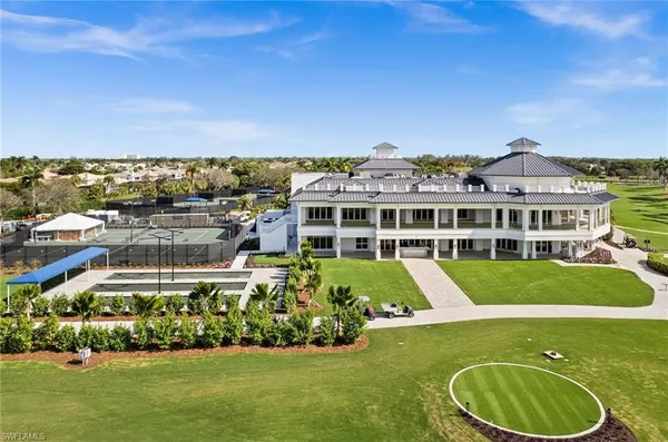 a view of a house with a swimming pool