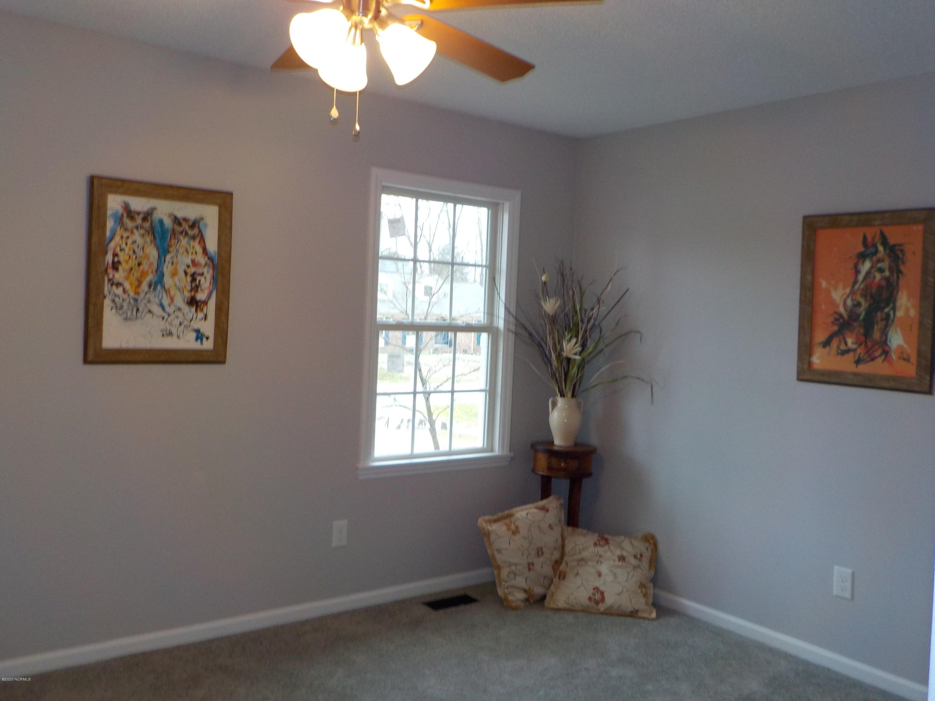 604 Mill Branch Road Rocky Mount, NC 27803 - Photo 14 of 24 master bedroom with new ceiling fan and carpet