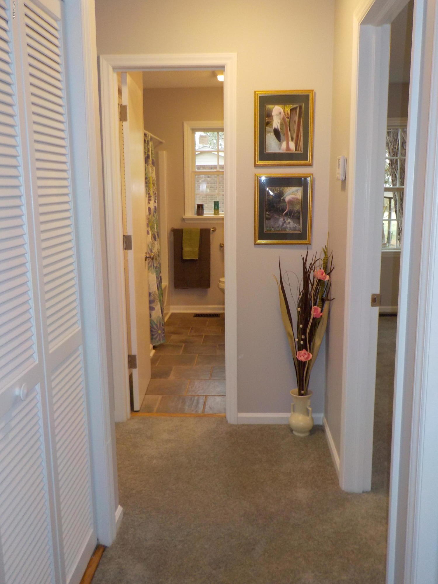 604 Mill Branch Road Rocky Mount, NC 27803 - Photo 10 of 24 laundry closet with tile floor, coat closet, new carpet