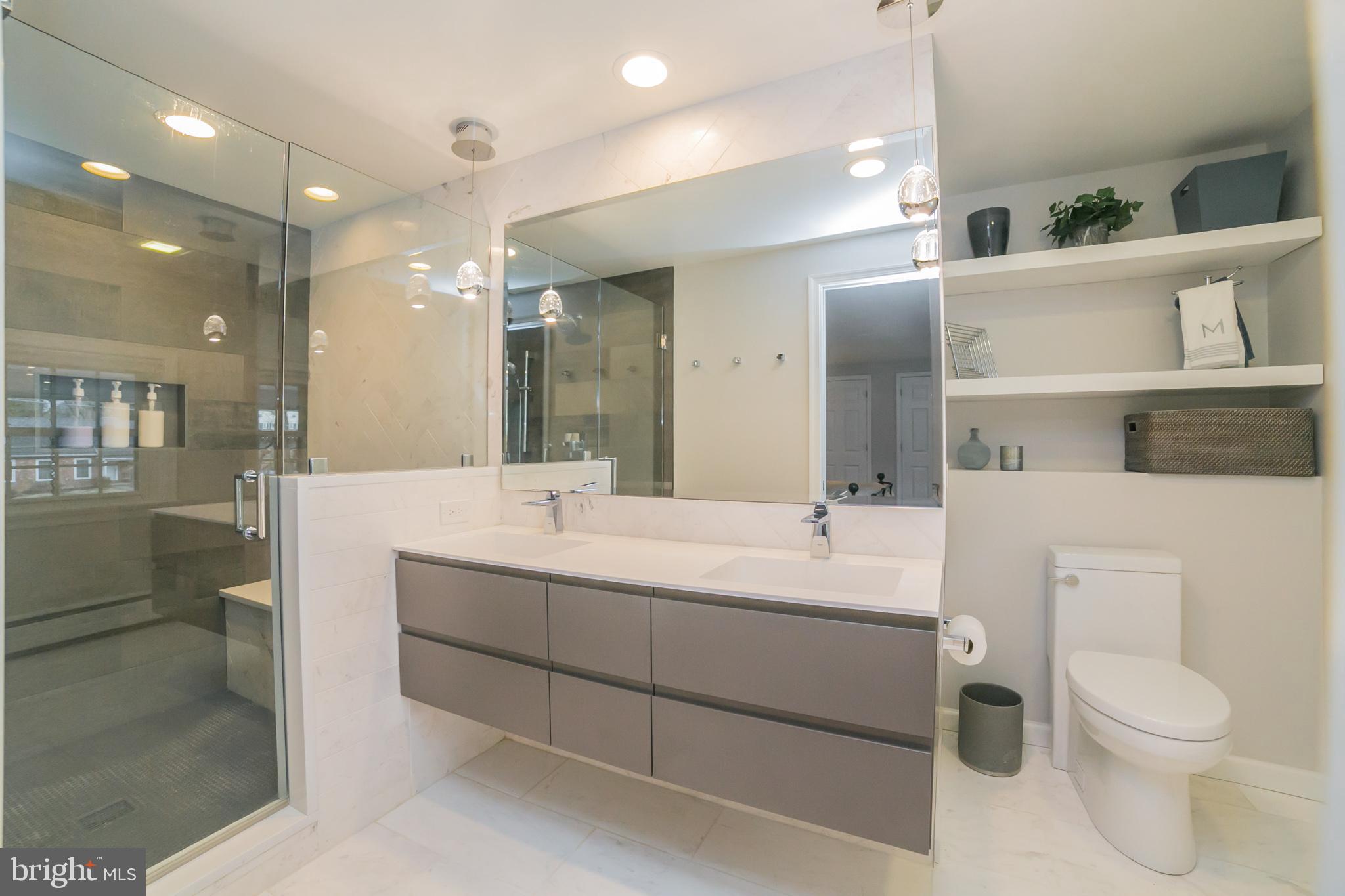 708 Monument Road Malvern, PA 19355 - Photo 21 of 39 Recently renovated master en suite bathroom.