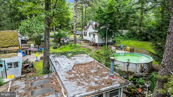 a view of street from balcony