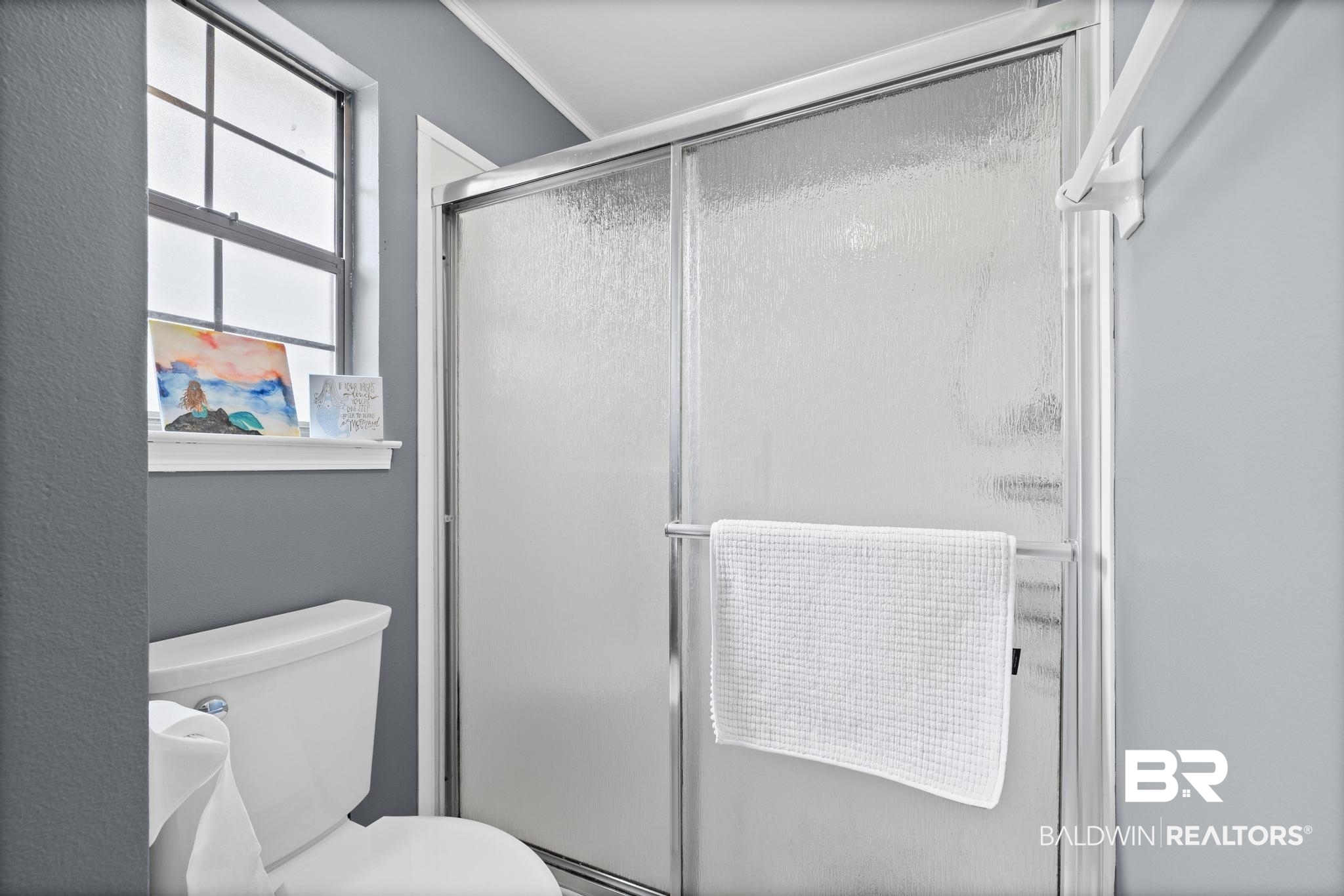 1437 Rio Circle Lillian, AL 36549 - Photo 18 of 46 Bathroom with toilet and a shower stall