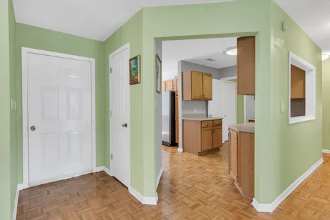 a living room with furniture and window
