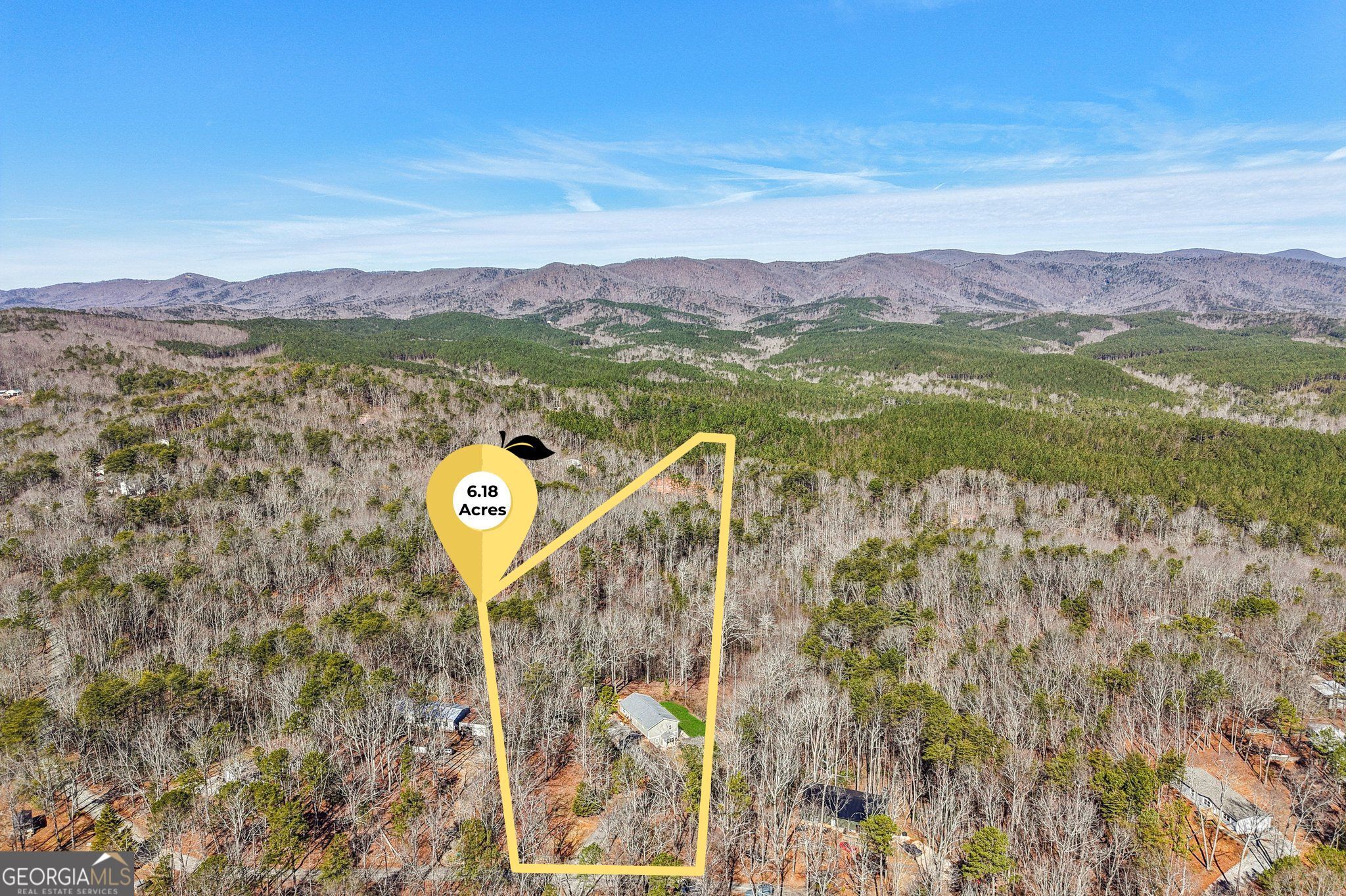 590 Ridge Road Dawsonville, GA 30534 - Photo 67 of 79 a view of a city with mountain in background
