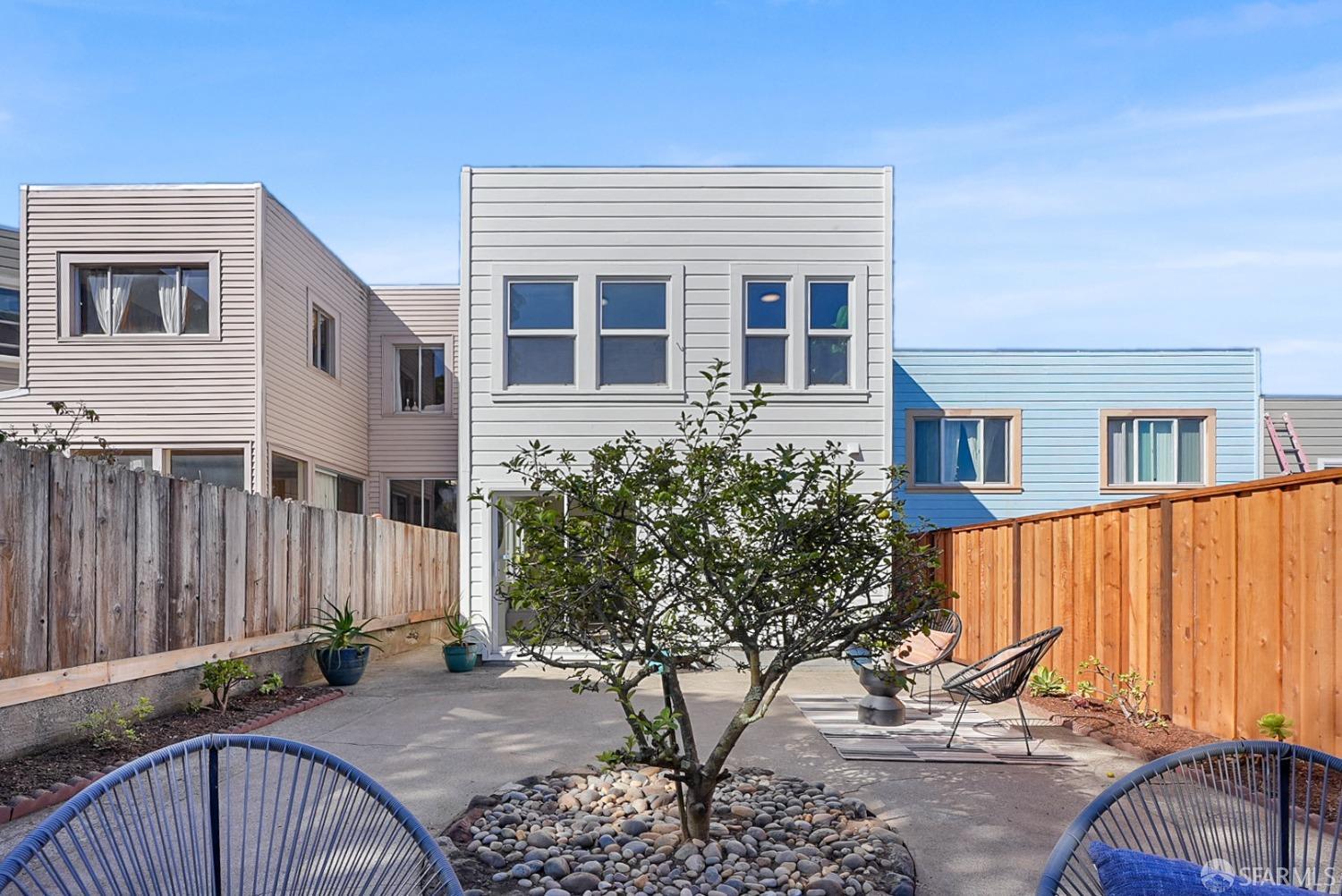 1674 25th Avenue San Francisco, CA 94122 - Photo 35 of 42 a view of a house with backyard and sitting area