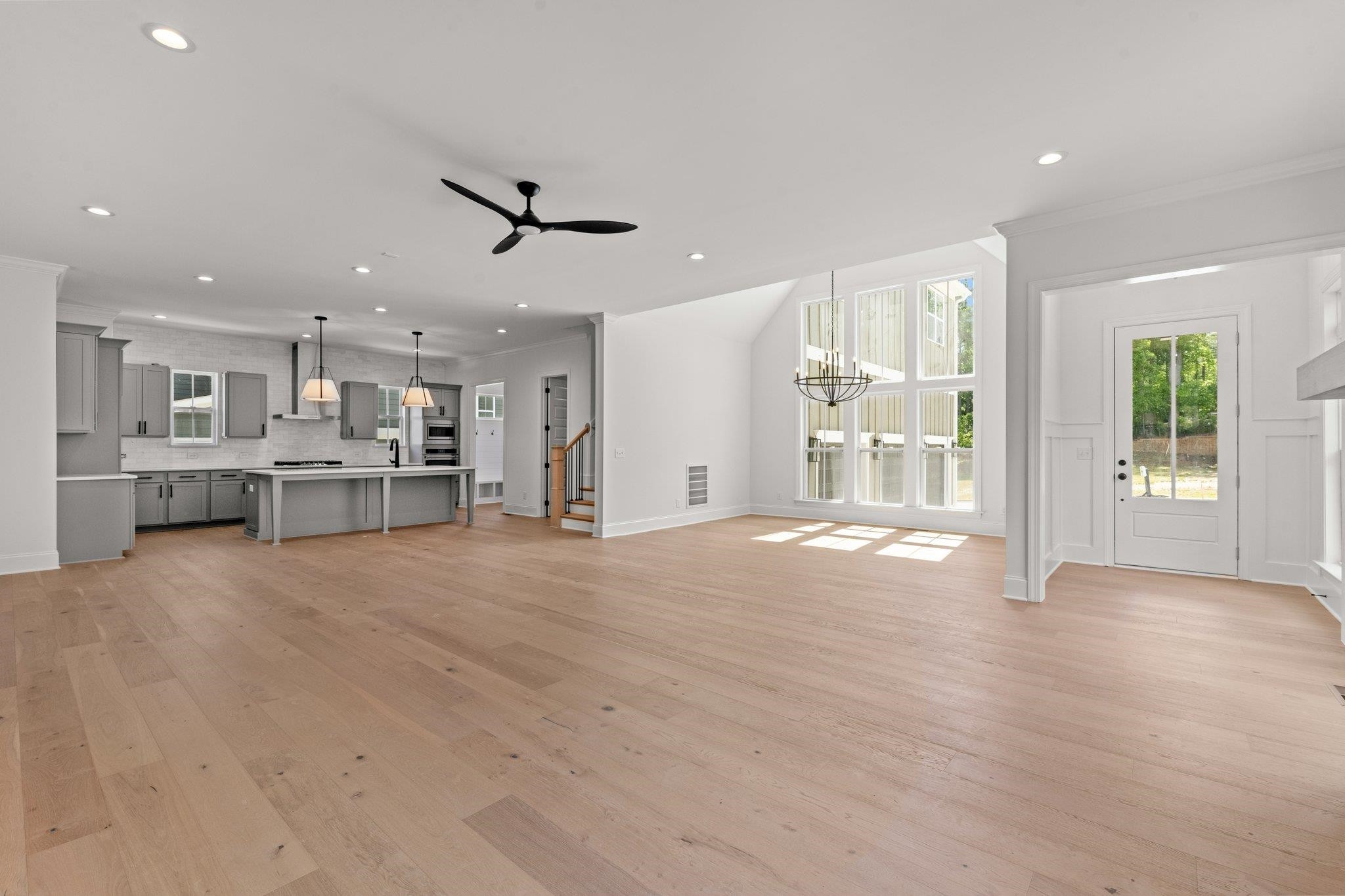 9316 Field Maple Court Raleigh, NC 27613 - Photo 4 of 42 Family Room/Dining Room/Kitchen