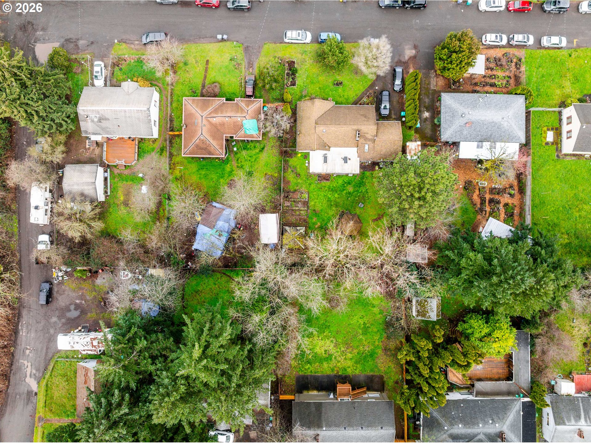 East Burnside Street Portland, OR 97220 - Photo 18 of 25 an aerial view of a house with a yard