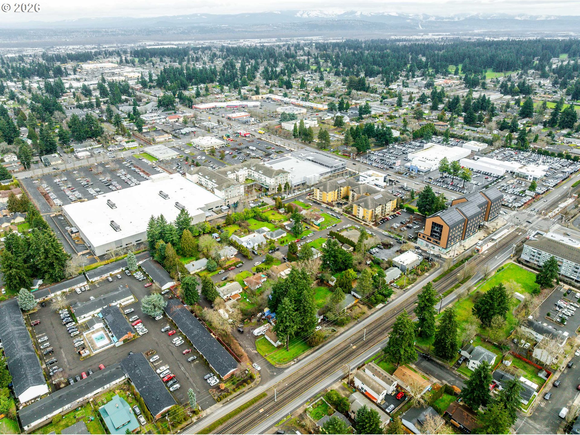East Burnside Street Portland, OR 97220 - Photo 22 of 25 an aerial view of residential houses with outdoor space