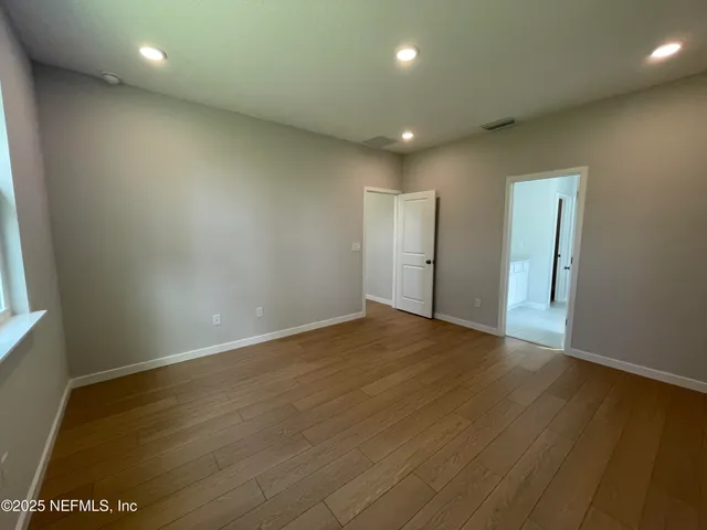 a view of a yard with an outdoor space