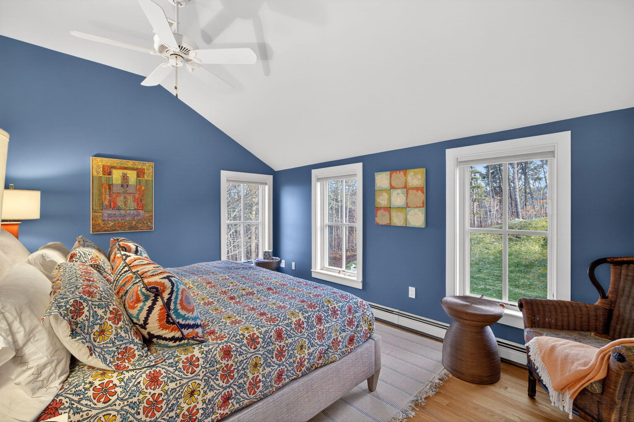 35 Northgate Road North Chatham, MA 02650 - Photo 54 of 75 a bedroom with a bed and glass windows