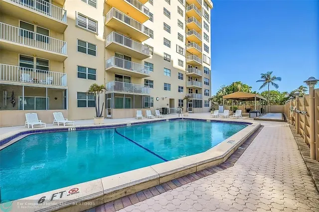 a view of city from balcony