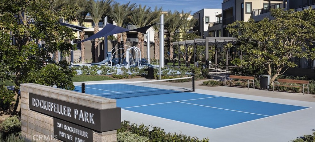 21 Gramercy, Unit 102 Irvine, CA 92612 - Photo 22 of 30 Community pickleball court offering a fun and active resort style lifestyle amenity.