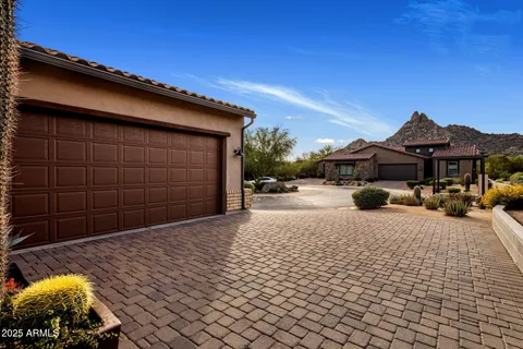 a view of a house with a patio