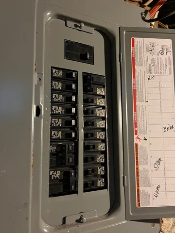 a close up of a mirror