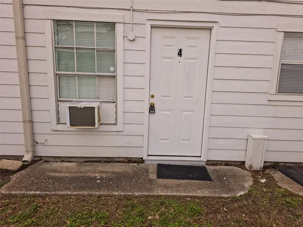 a view of front door of house