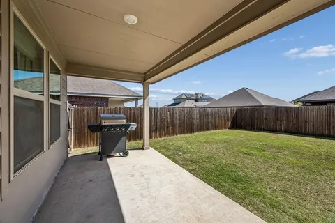 a view of outdoor space and deck