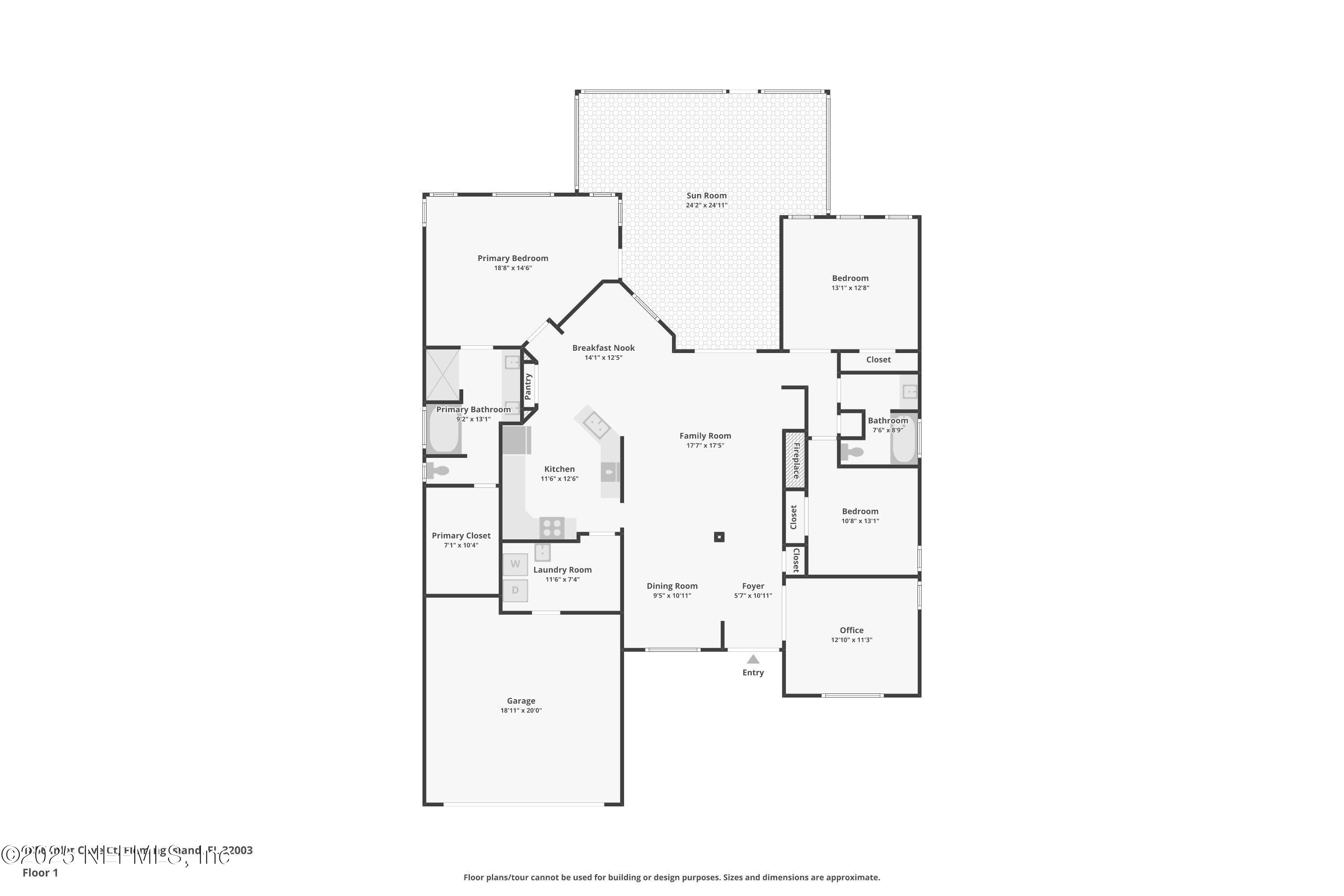 1856 Inlet Cove Court Fleming Island, FL 32003 - Photo 65 of 65 Floor plan