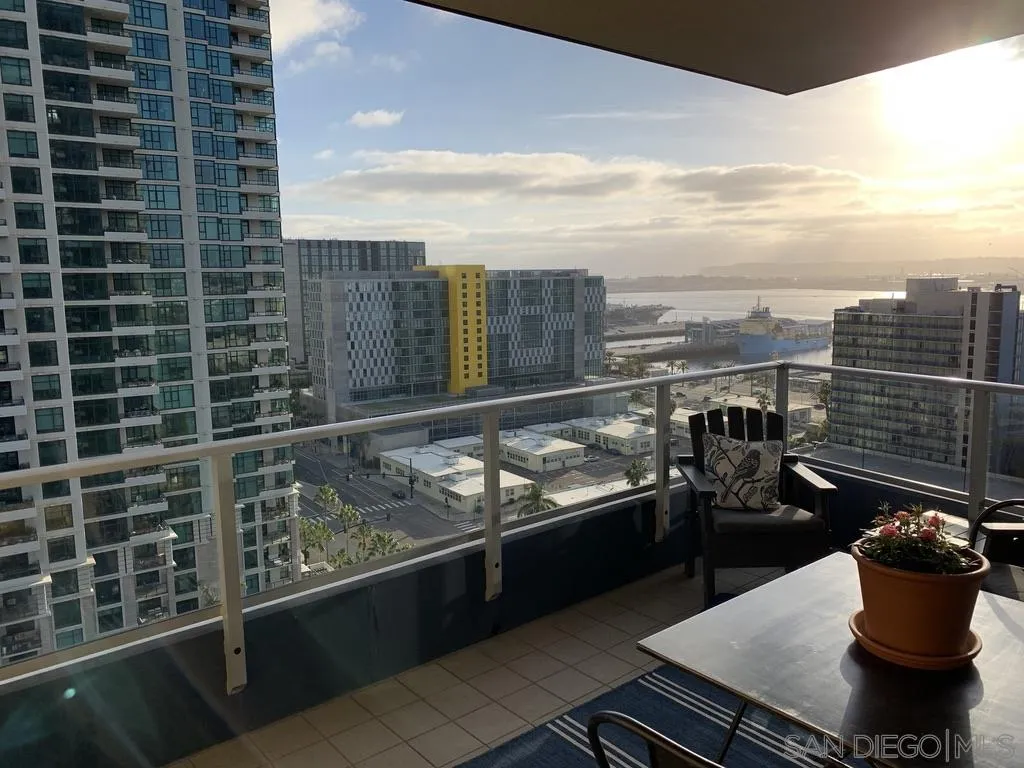 1325 Pacific Highway, Unit 1703 San Diego, CA 92101 - Photo 17 of 18 a view of a balcony with chairs