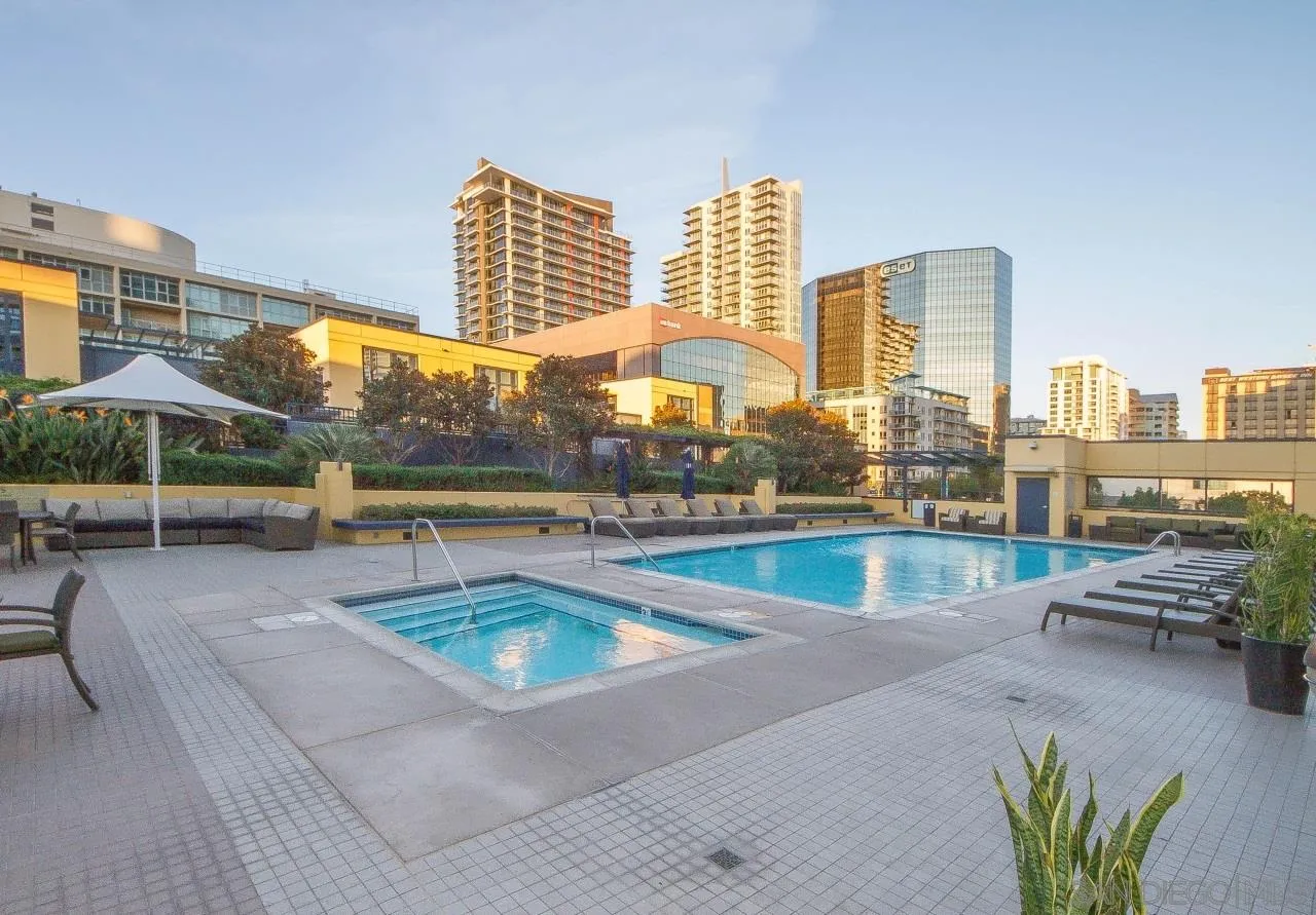 1325 Pacific Highway, Unit 1703 San Diego, CA 92101 - Photo 8 of 18 a view of a city with tall buildings