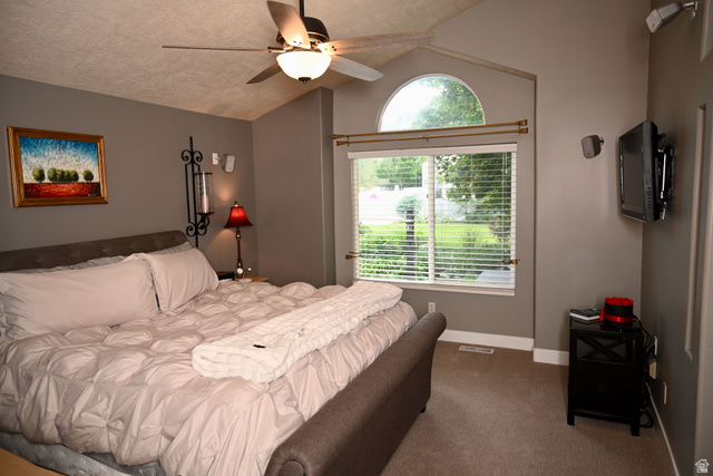 314 Brown Farm Lane Draper, UT 84020 - Photo 16 of 57 Vaulted ceiling featuring a ceiling fan with integrated lighting