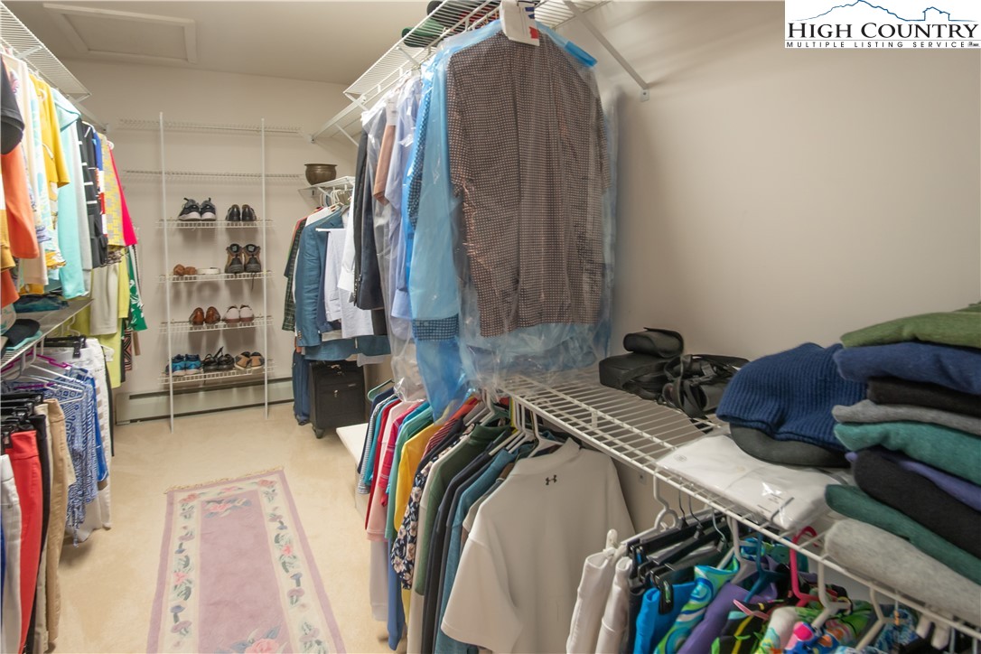 320 Misty Ridge Lane Blowing Rock, NC 28605 - Photo 30 of 46 a view of walk in closet with clothes and shoes