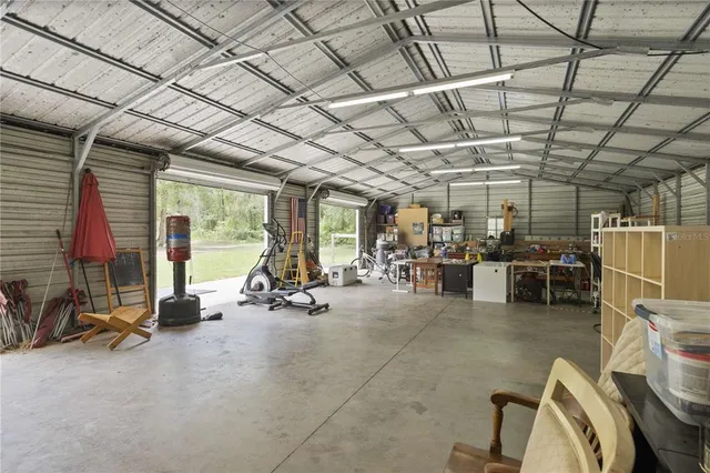 a view of a lush green forest with a forest