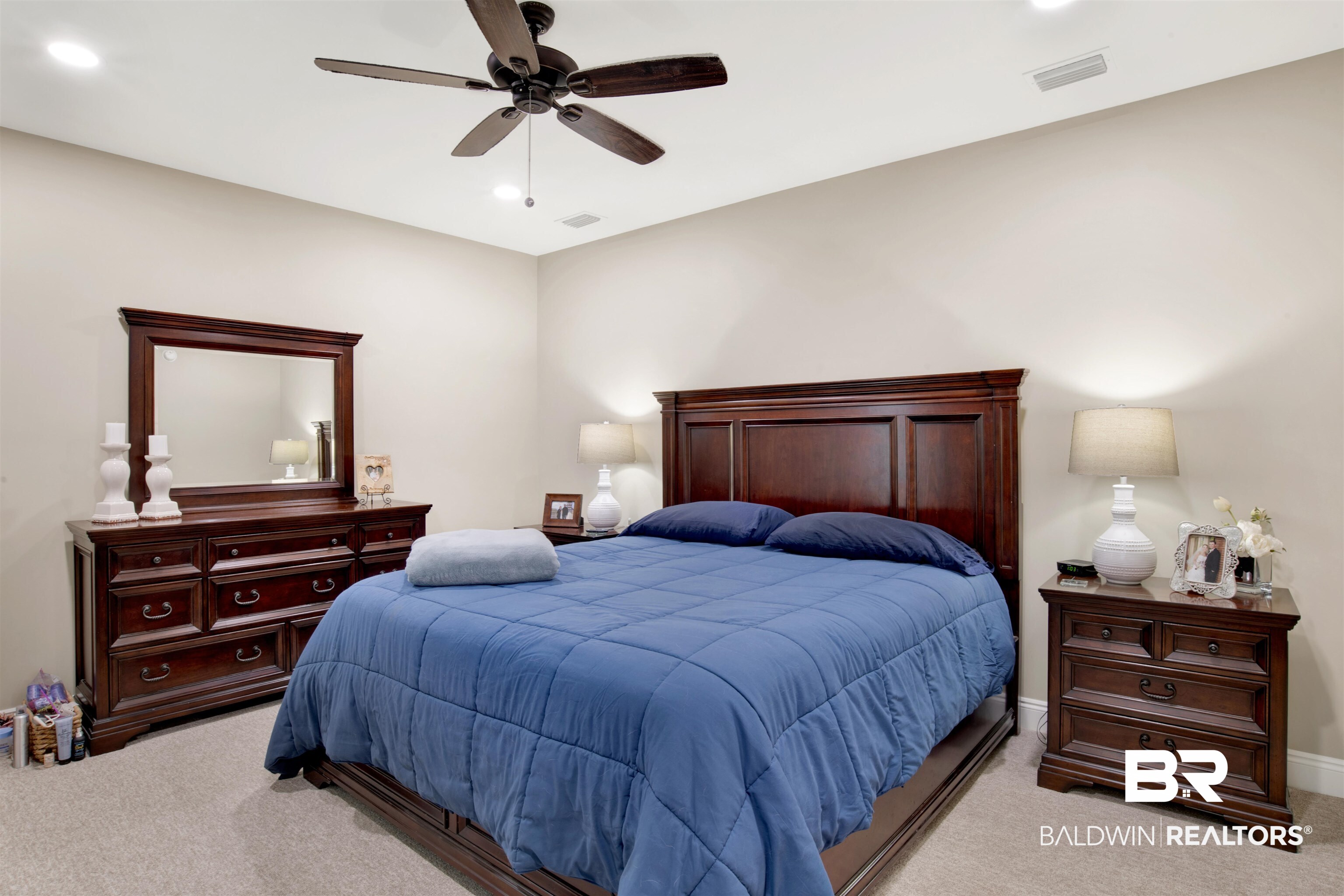 2440 Johnson Road West Mobile, AL 36695 - Photo 29 of 40 Carpeted bedroom featuring ceiling fan