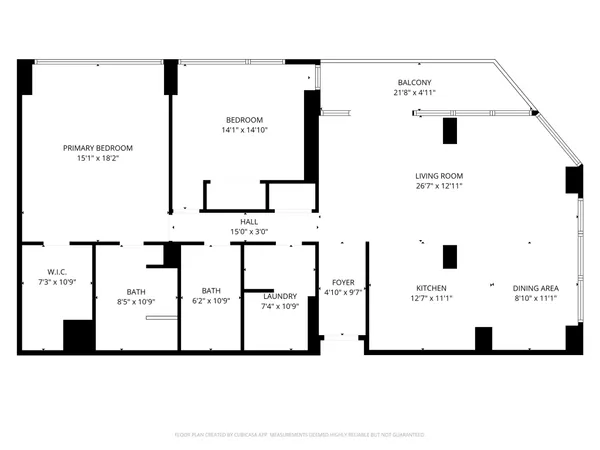 a picture of a floor plan