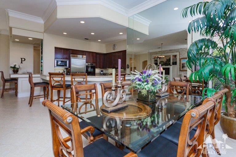 265 Loch Lomond Road Rancho Mirage, CA 92270 - Photo 14 of 46 a view of kitchen with stainless steel appliances granite countertop lots of counter top and furniture