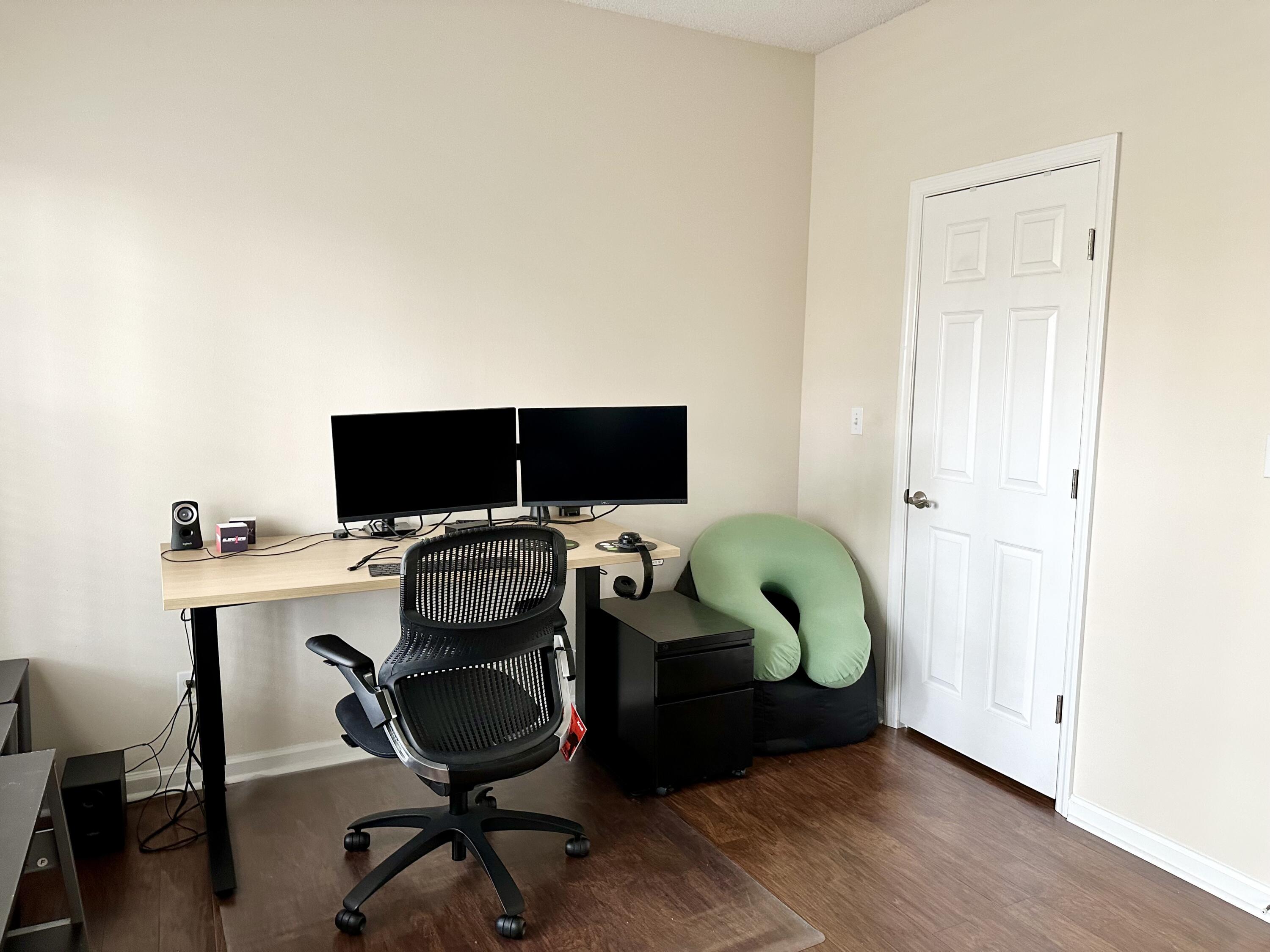 732 East Mack Bayou Drive, Unit 2 Santa Rosa Beach, FL 32459 - Photo 22 of 43 a view of a workspace with furniture and a window
