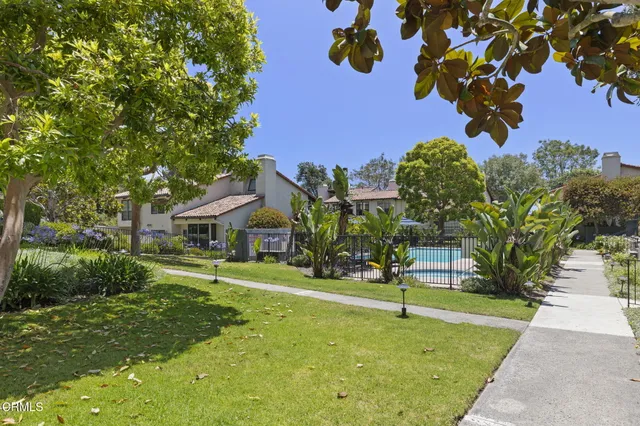 a house with palm tree in front of it