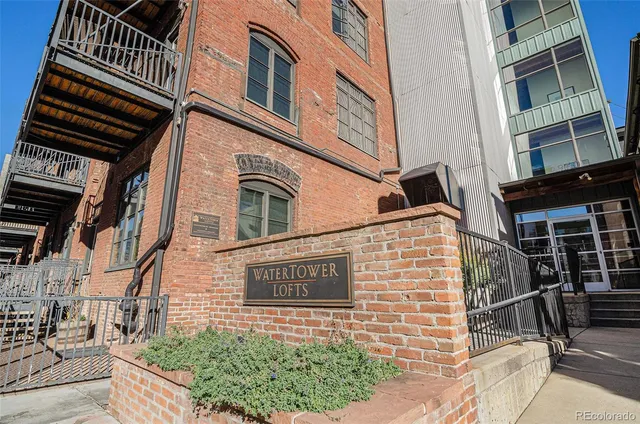 a front view of a building