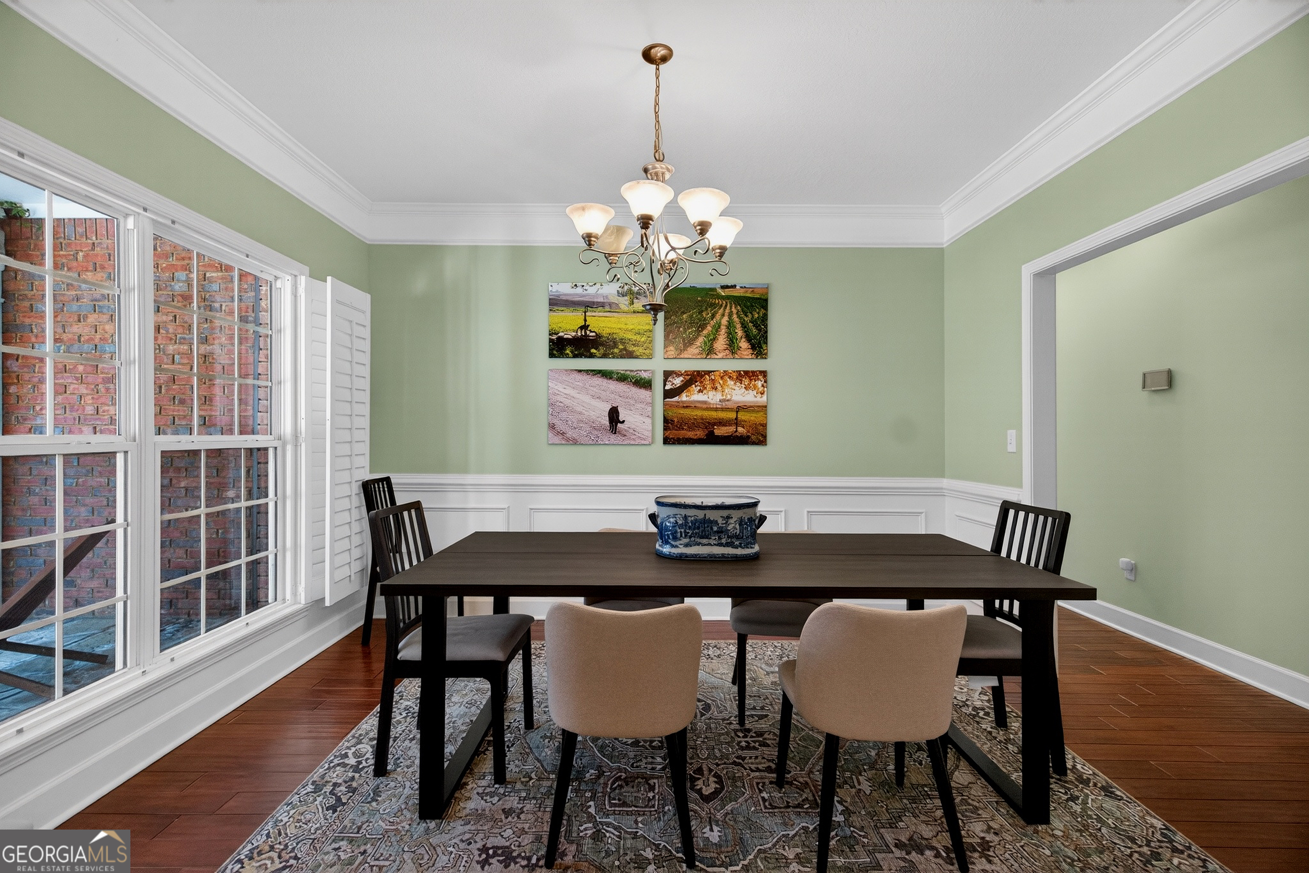 830 John Lovelace Road LaGrange, GA 30241 - Photo 10 of 45 a view of a dining room with a table and chairs