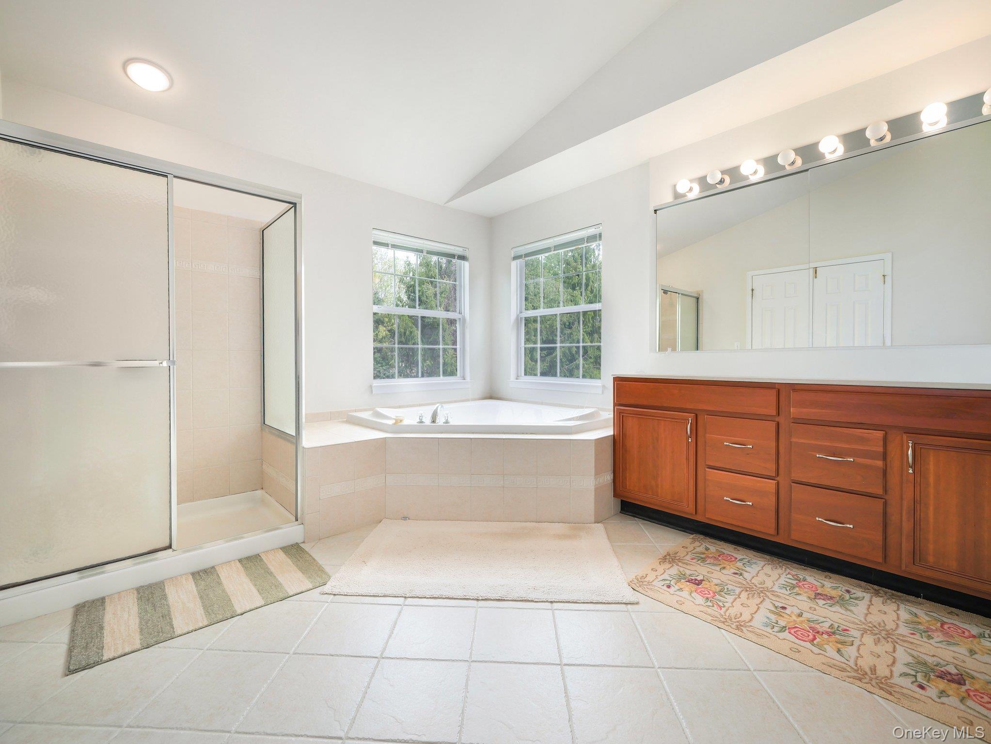 417 Vassar Place Fishkill, NY 12524 - Photo 22 of 38 a spacious bathroom with a tub sink and mirror