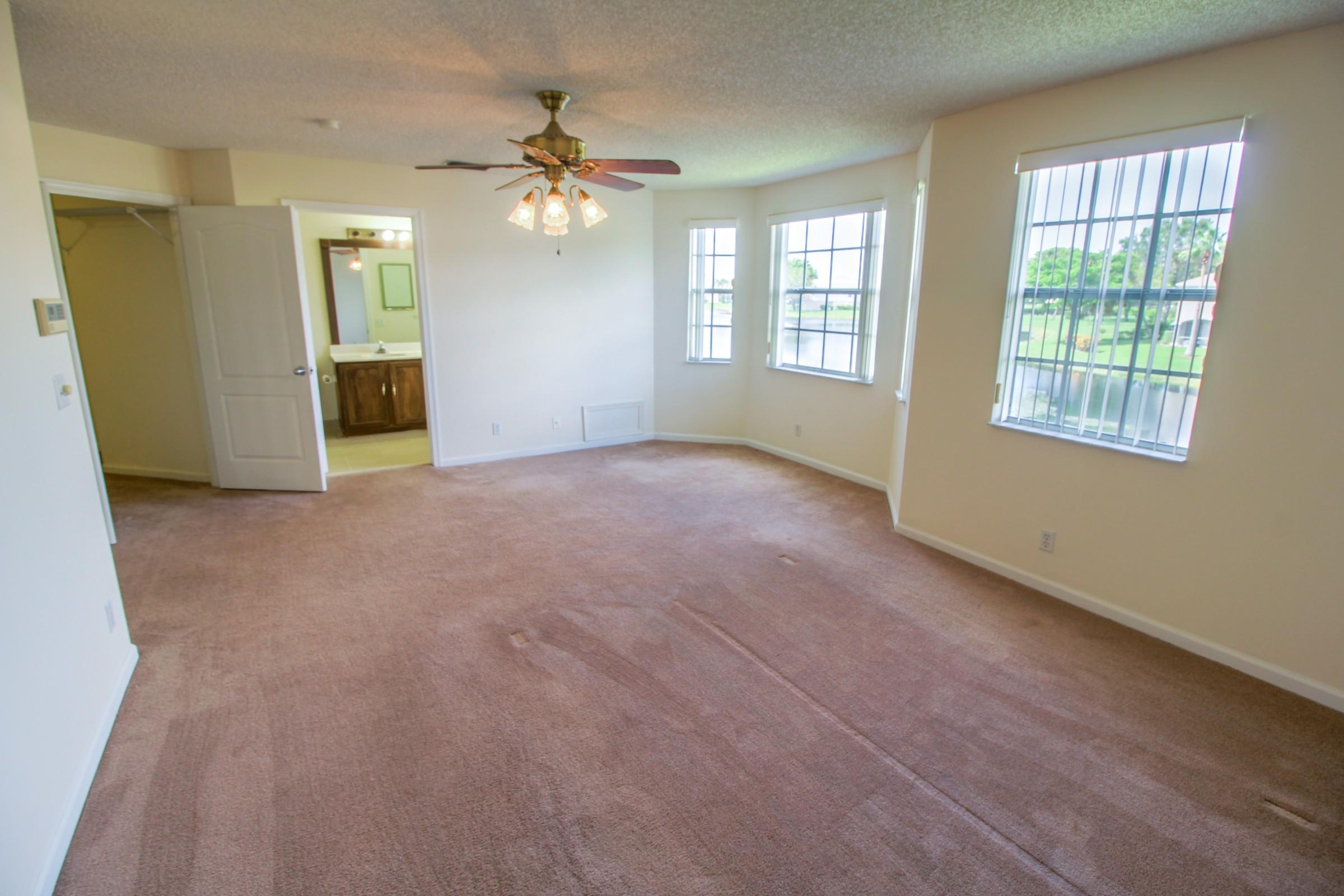 9203 Boca Gardens Circle South, Unit F Boca Raton, FL 33496 - Photo 11 of 25 Master Bedroom View 2