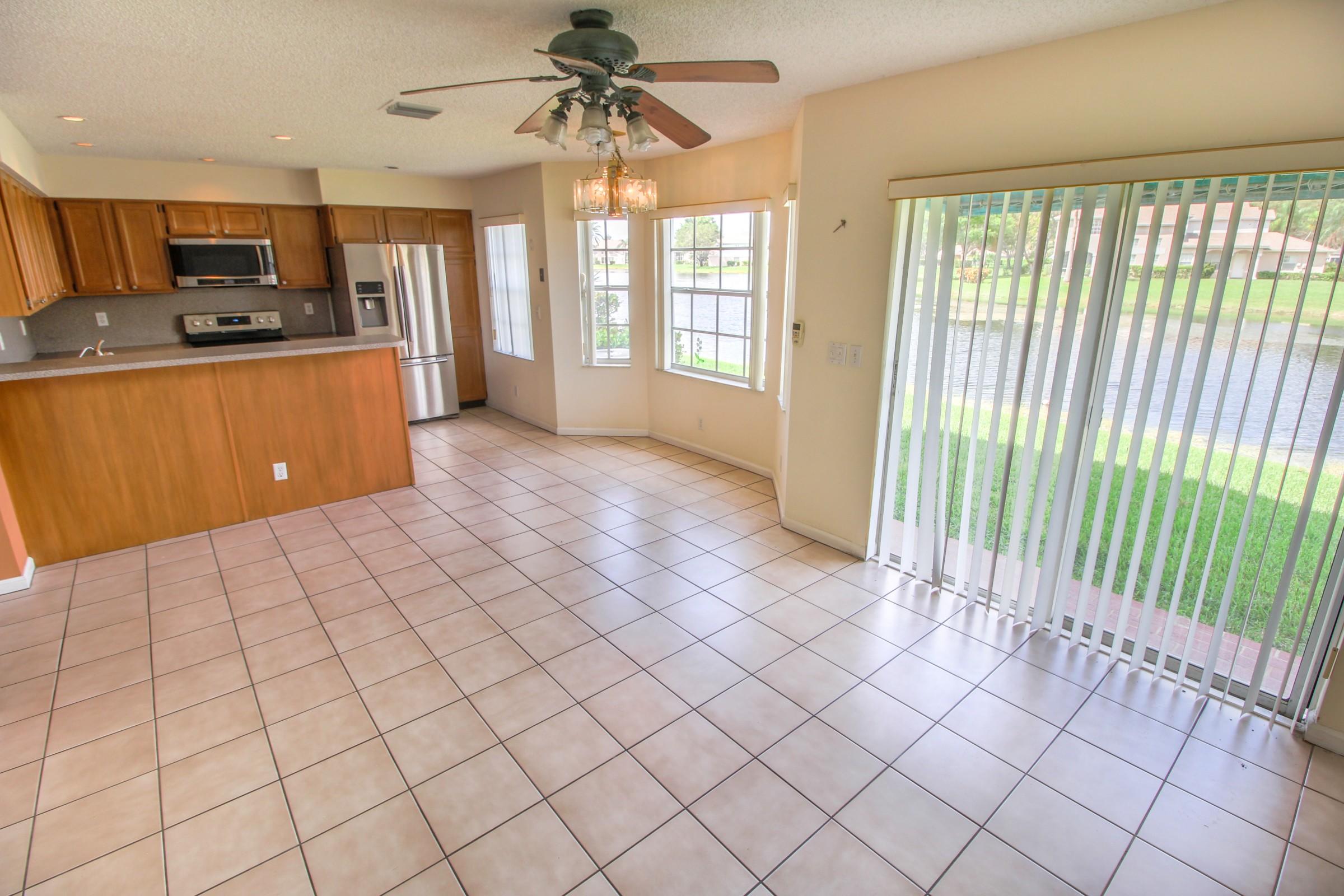 9203 Boca Gardens Circle South, Unit F Boca Raton, FL 33496 - Photo 8 of 25 Kitchen View 2