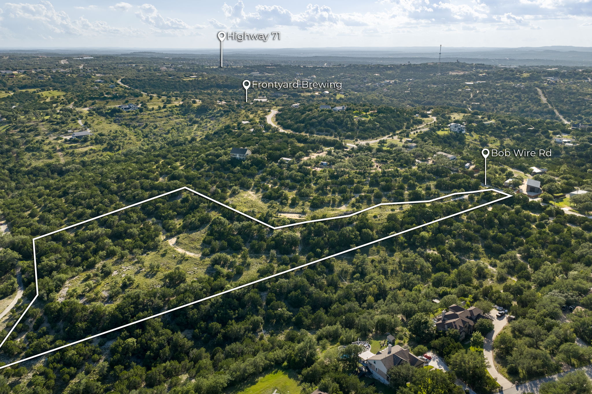 3 Bob Wire Road Spicewood, TX 78669 - Photo 14 of 27 No rear neighbors. Put in a casita, pool - what is your dream?