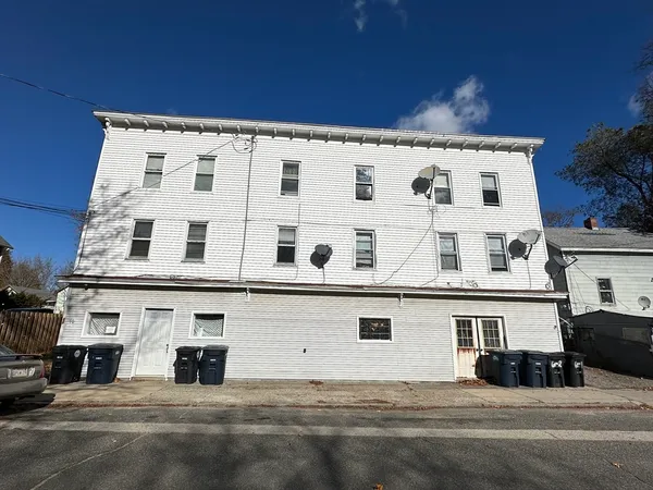 a view of a white building