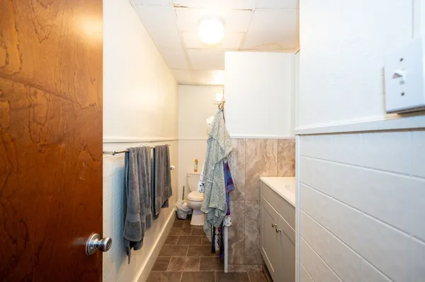 a view of a bathroom