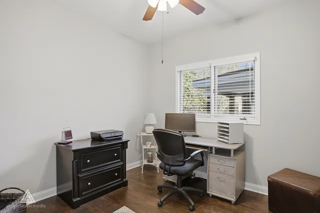 a view of a hallway with entryway