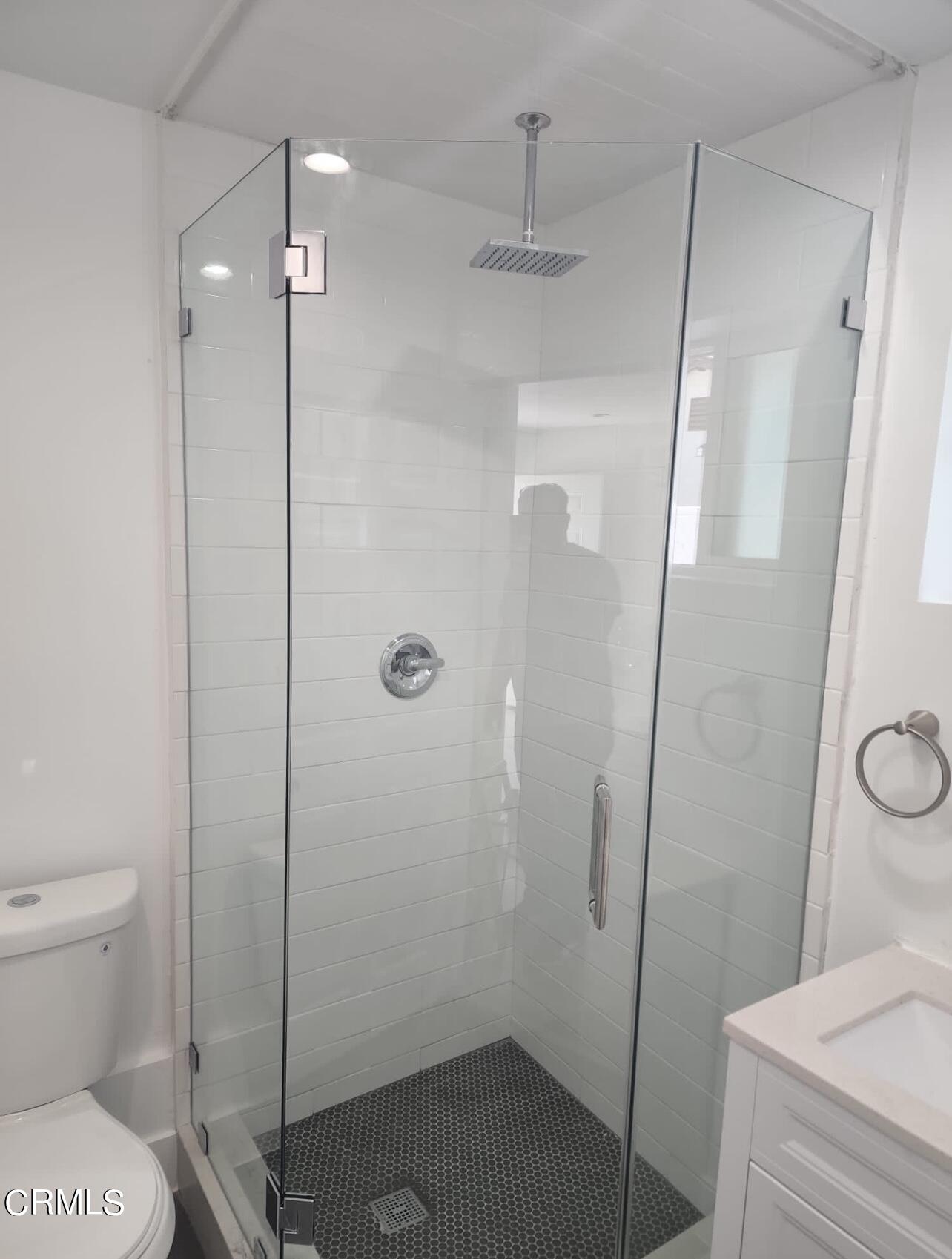 3623 A 3rd Avenue Glendale, CA 91214 - Photo 14 of 20 a bathroom with a shower a toilet and a sink