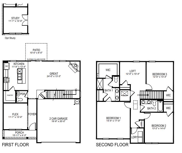 134 Sweet Pea Trail Greeneville, TN 37745 - Photo 3 of 3 Penwell Floorplan