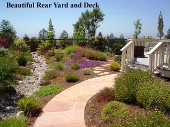 3642 Rutherford Way Santa Rosa, CA 95404 - Photo 3 of 8 A Flagstone Walkway to the Rear Deck