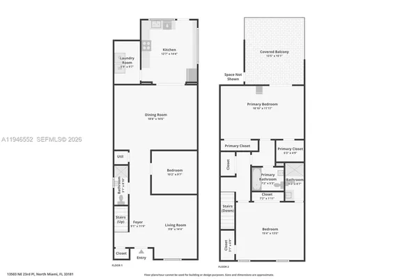 $499,000 | 13503 Northeast 23rd Place, North Miami, FL 33181