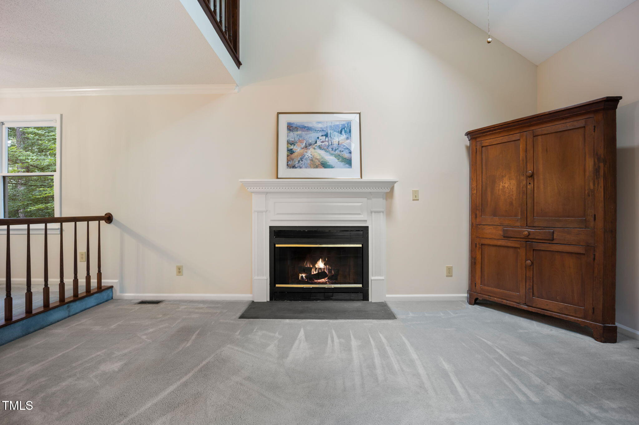 1001 High Lake Court Raleigh, NC 27606 - Photo 21 of 37 Wood burning fp