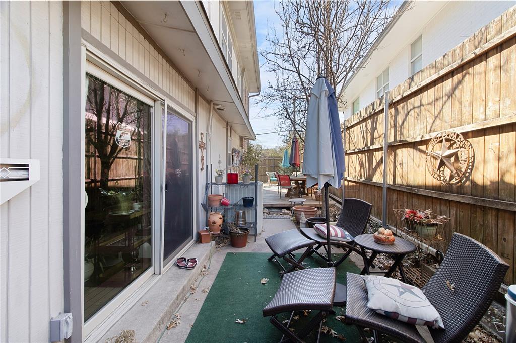 4988 Thunder Road Dallas, TX 75244 - Photo 29 of 31 a outdoor space with lots of furniture and couch