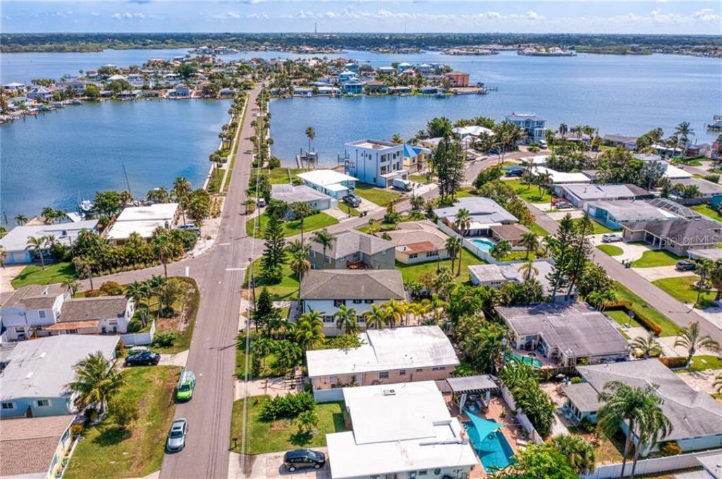307 161st Avenue Redington Beach, FL 33708 - Photo 3 of 39 an aerial view of ocean and residential houses with outdoor space