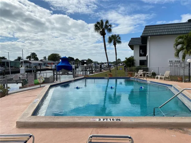 a view of a swimming pool